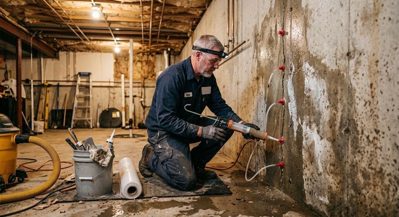 Basement Seepage Repair in Grand Rapids, MI