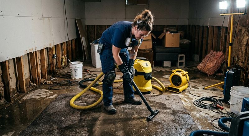Flooded Basement Cleanup in Chandler, AZ