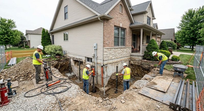 Foundation Underpinning in Columbus, OH