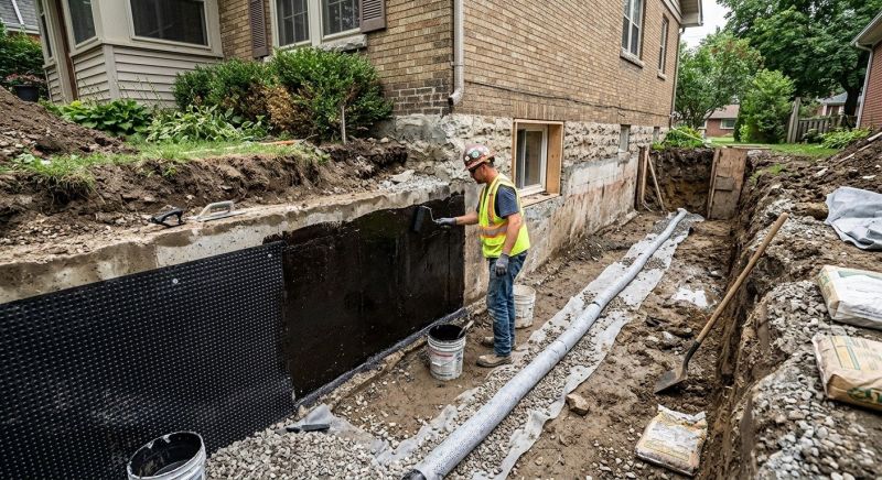 Foundation Waterproofing in Fredericksburg, VA