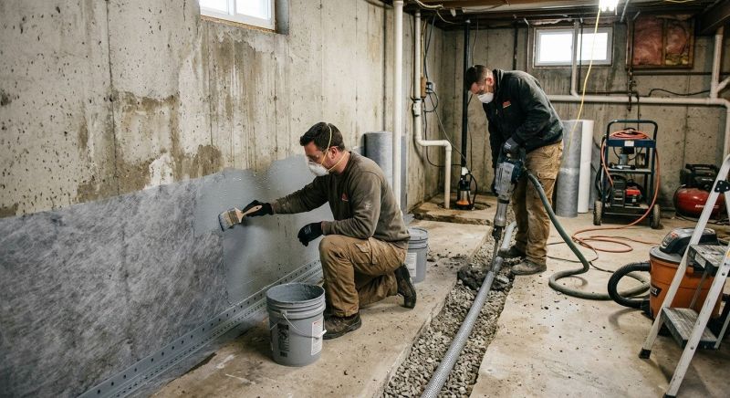 Basement Leak Repair in Fredericksburg, VA